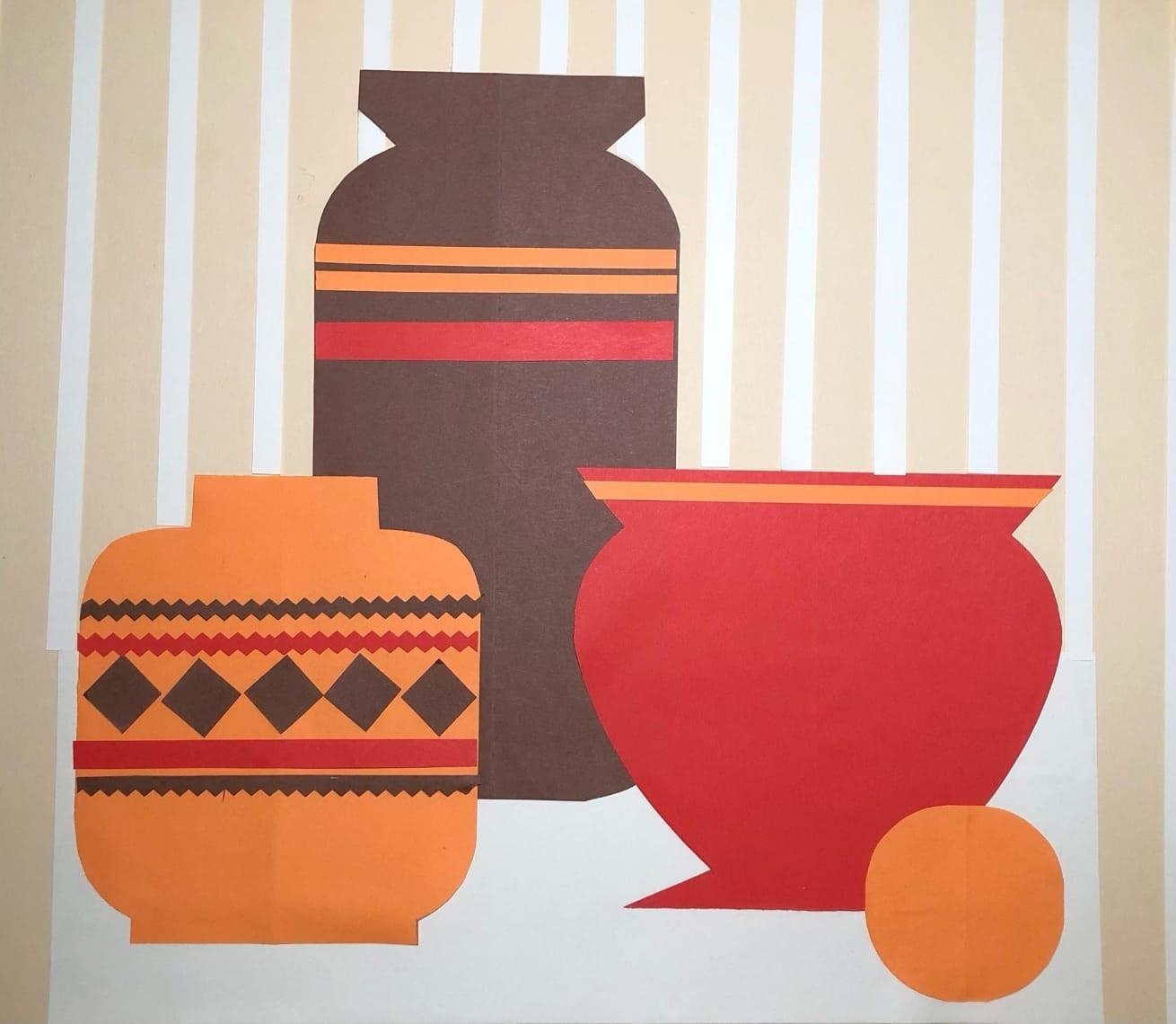 Аппликация натюрморт из цветной бумаги. Натюрморт в технике аппликации. Натюрморт аппликация. Натюрморт в технике аппликации 6 класс изо. Аппликация натюрморт из цветной бумаги.